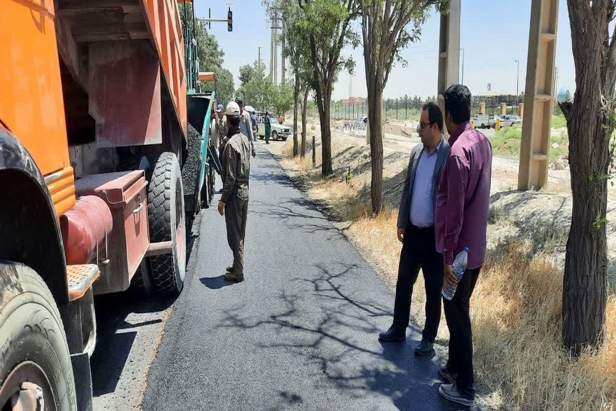 اجرای یکی دیگر از مصوبات سفر معاون سازمان راهداری کشور به شهرستان