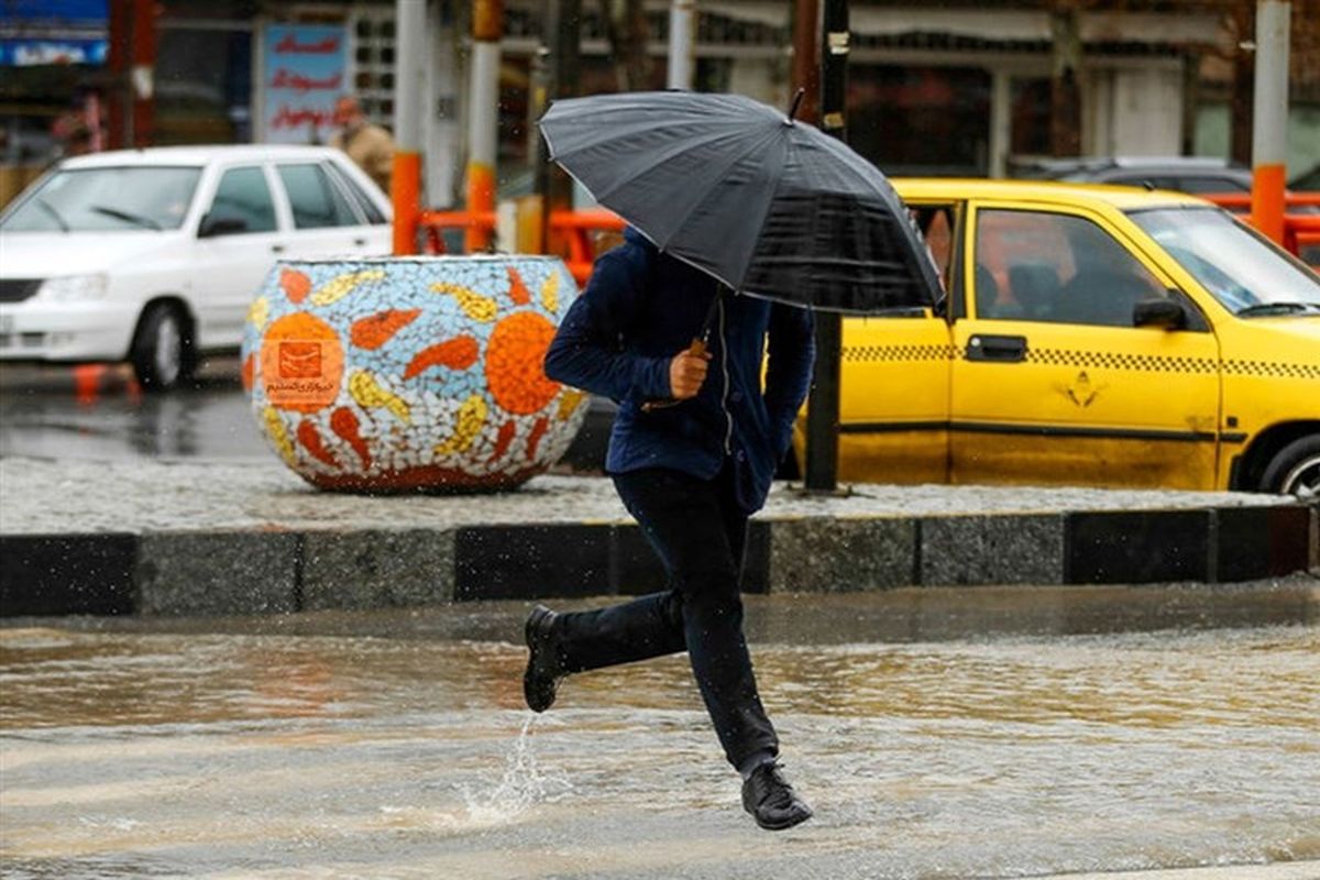 احتمال بارش رگبار باران در ۱۱ استان کشور