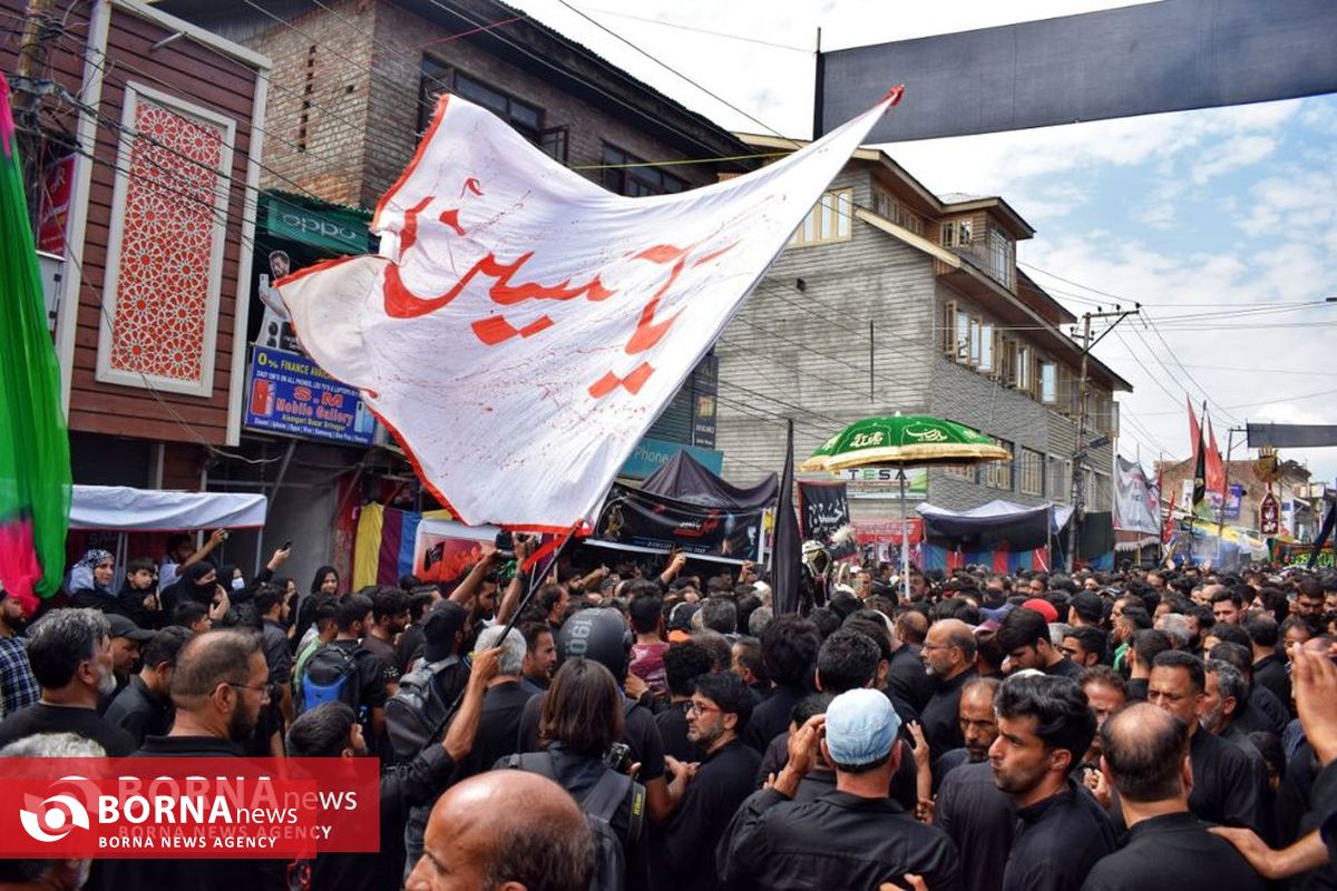 عزادارای روز عاشورا در جامو و کشمیر هند