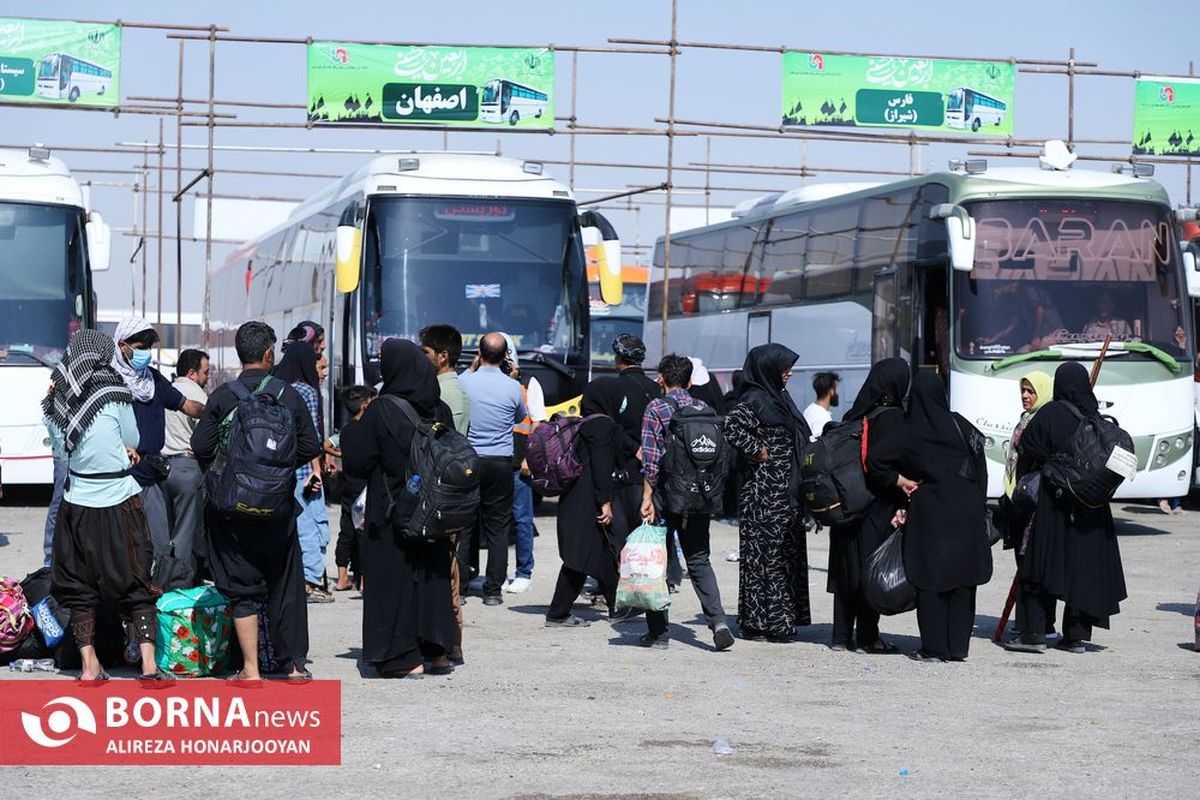 مشکلی در انتقال زوار چذابه وجود ندارد