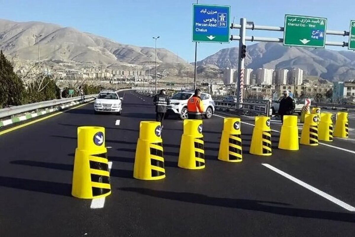 تردد در جاده چالوس و آزادراه تهران-شمال به سمت مازندران ممنوع شد