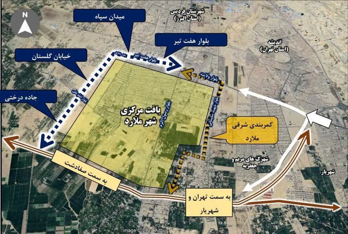 آغاز طرح احداث کمربندی غربی شهرملارد گامی بلند در جهت توسعه پایدار شهری