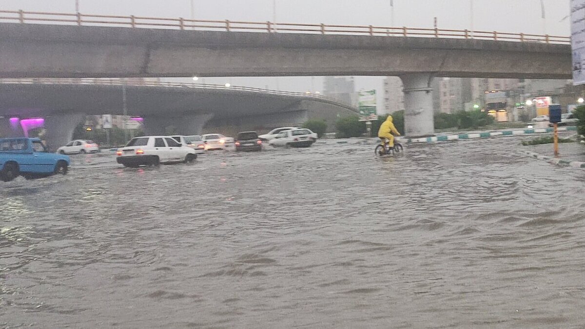 آسمان خوزستان همچنان بارانی است