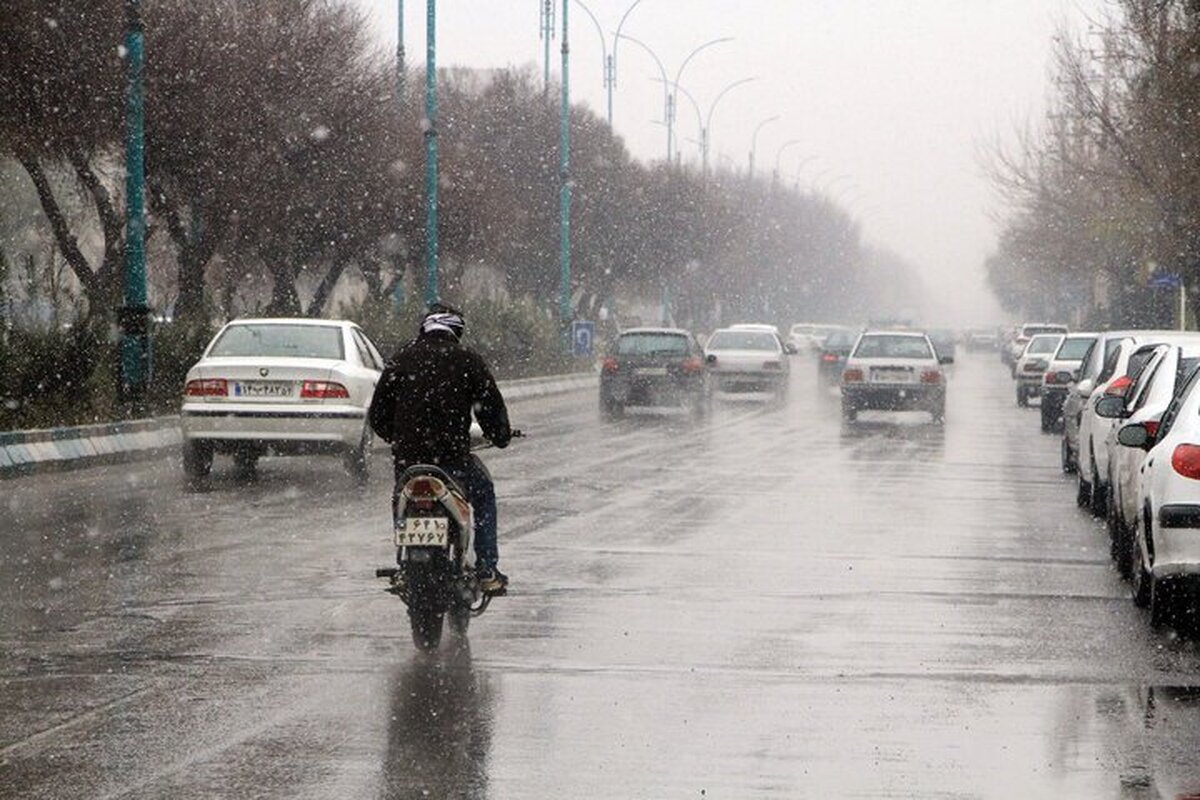 بارش باران و برف و وزش باد شدید در غرب و نوار شمالی