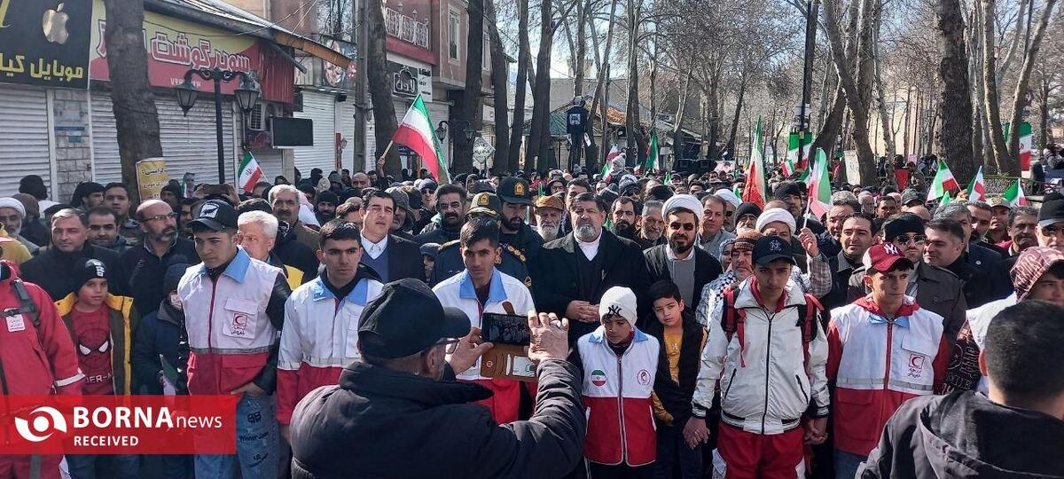 راهپیمایی ۲۲ بهمن در دماوند