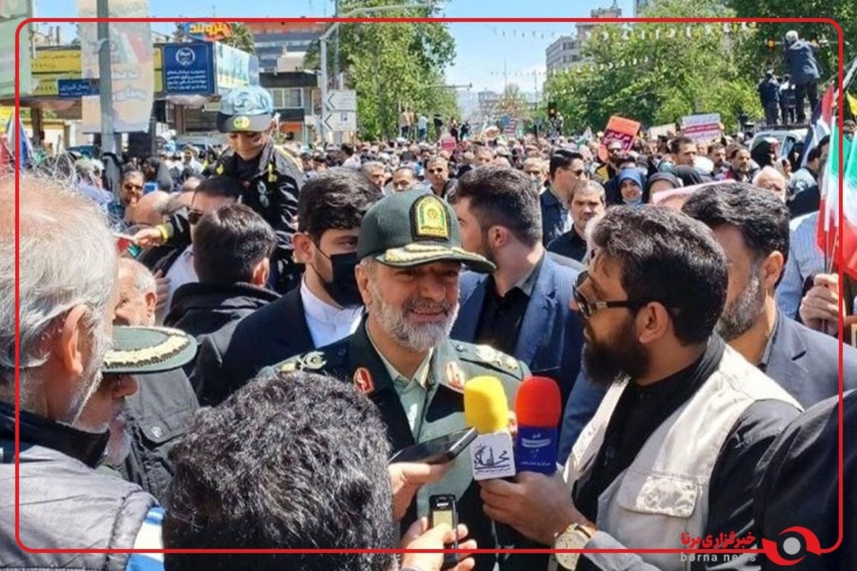 سردار رادان در راهپیمایی ۲۲ بهمن: امروز مردم آمدند تا دوباره به آرمان های انقلاب بله محکمی بگویند