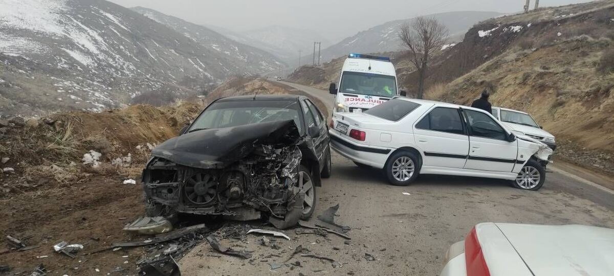 سانحه رانندگی در جاده قزوین به الموت پنج مصدوم برجای گذاشت