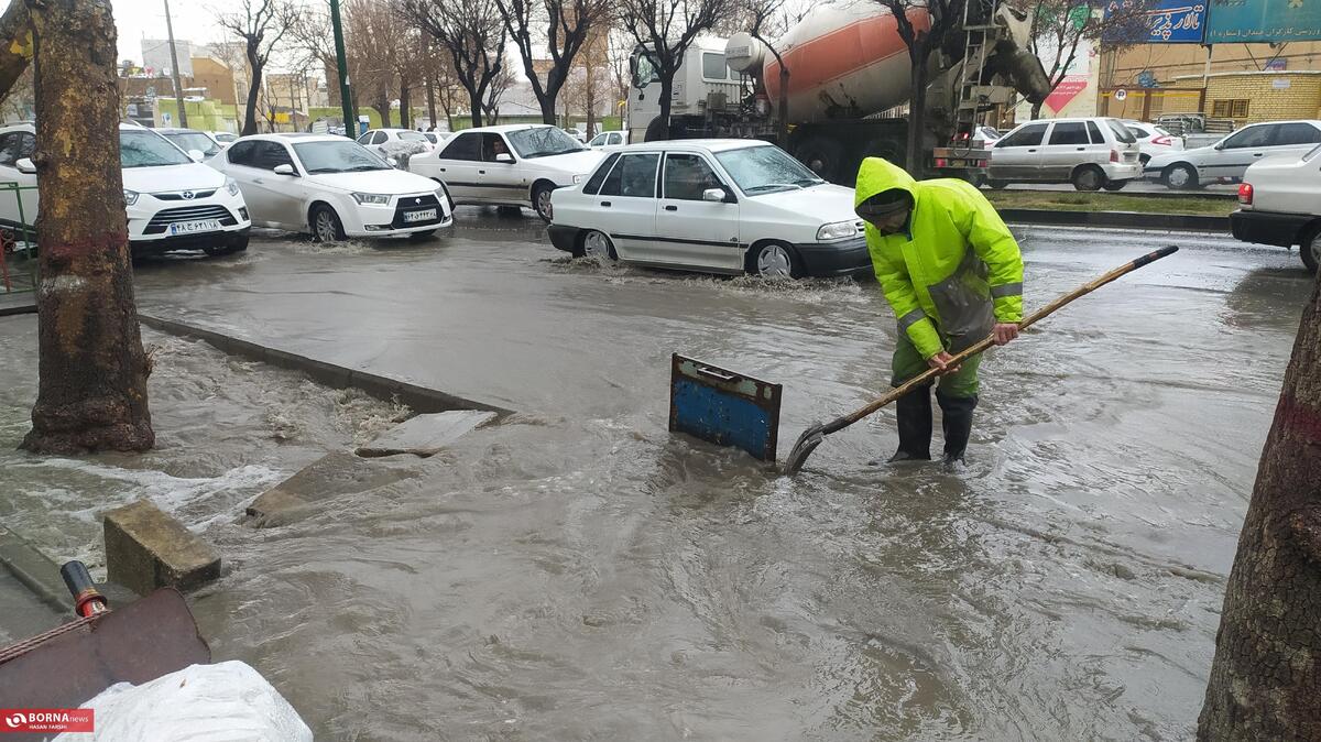 بارش برف و باران در اکثر محور‌های کشور