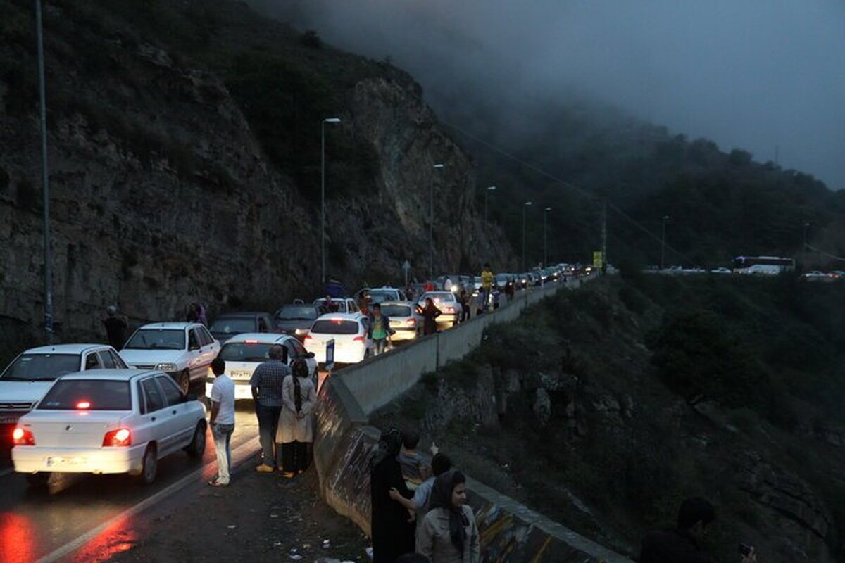 جاده چالوس دوطرفه شد