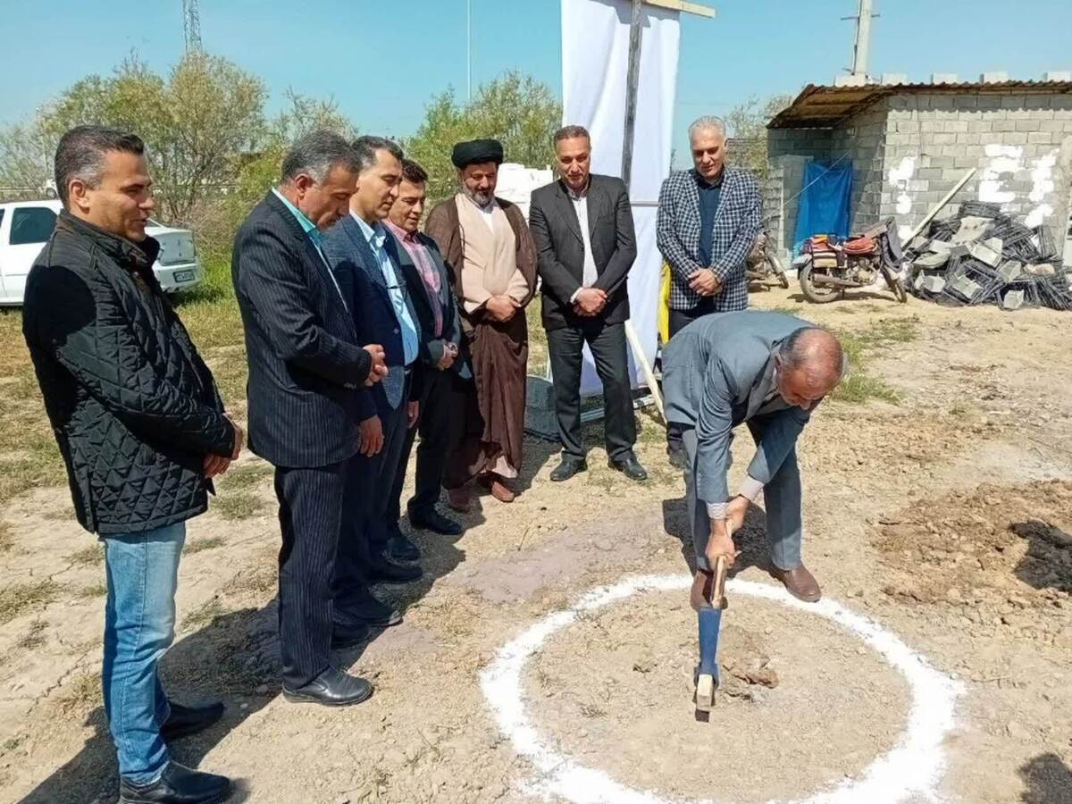 کلنگ زنی هایپرمارکت کشاورزی در شهرستان آق قلا