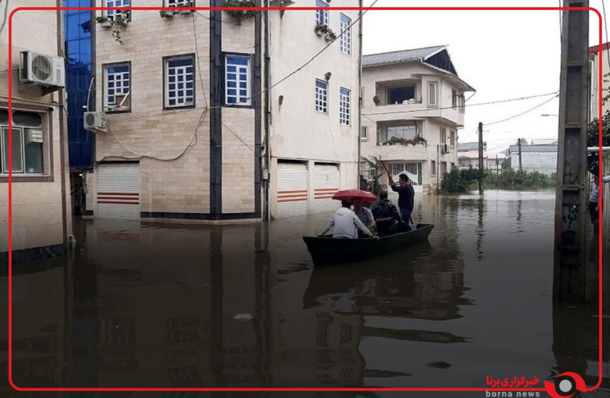 بارش باران شدید در اهواز