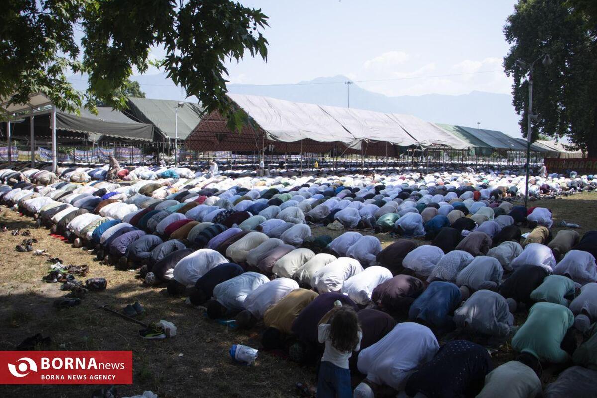 نماز عید قربان در کشمیر هند