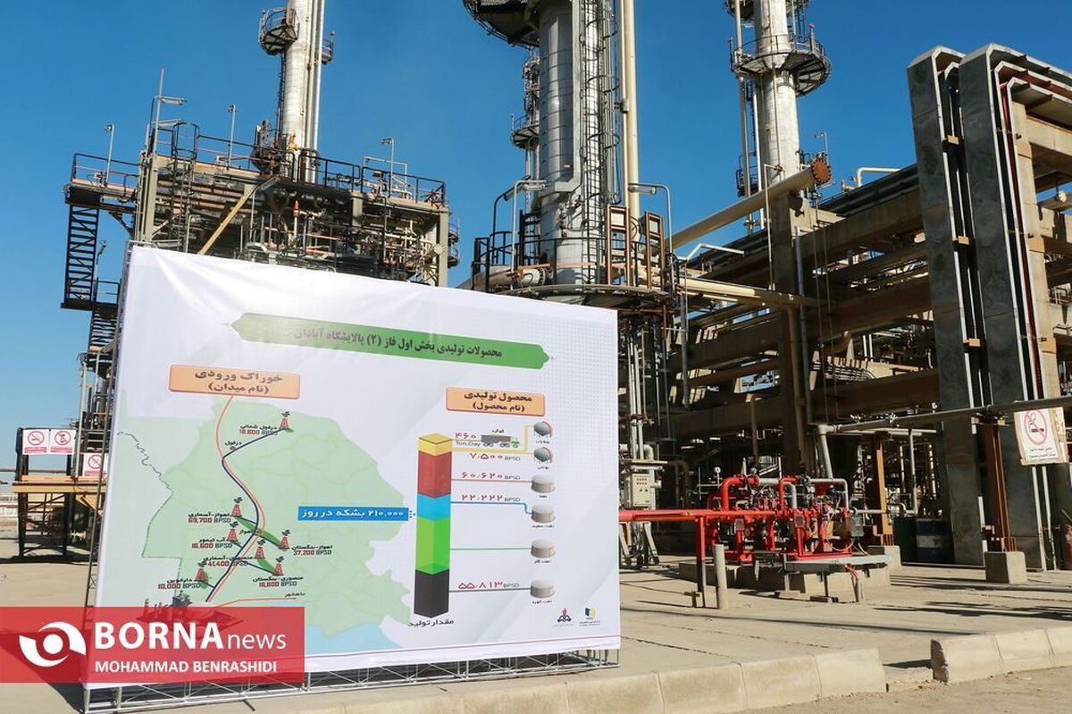 کامبک پالایشگاه آبادان با افزایش ۱۲۵ درصدی تولید بنزین