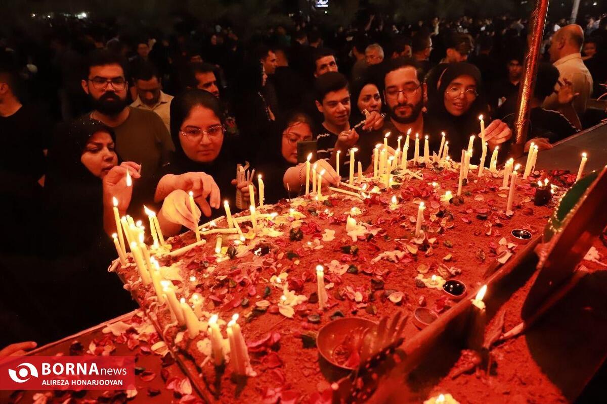 مراسم شام غریبان و خیمه سوزان در خرمشهر