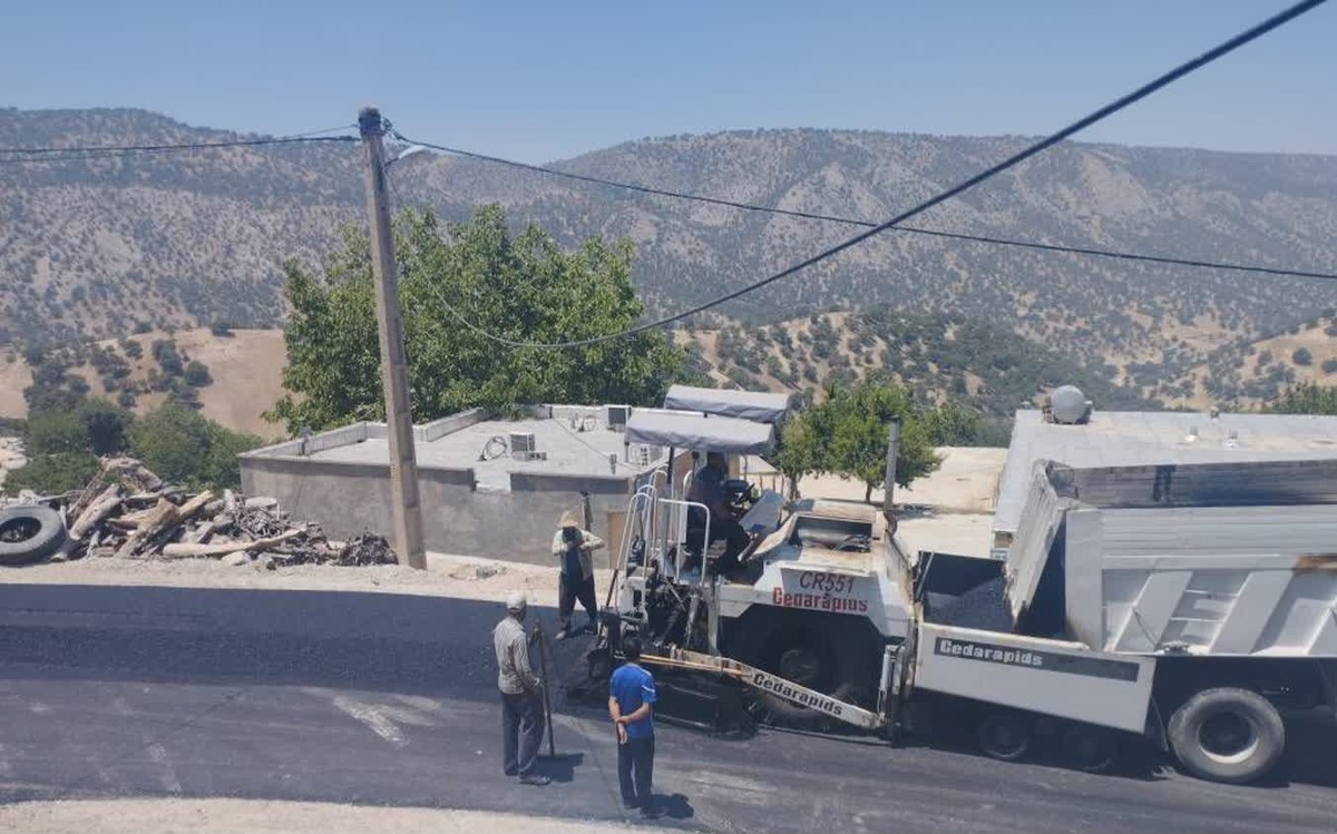 اتمام پروژه بهسازی راه روستایی گلال به آبچنداران در شهرستان بویراحمد