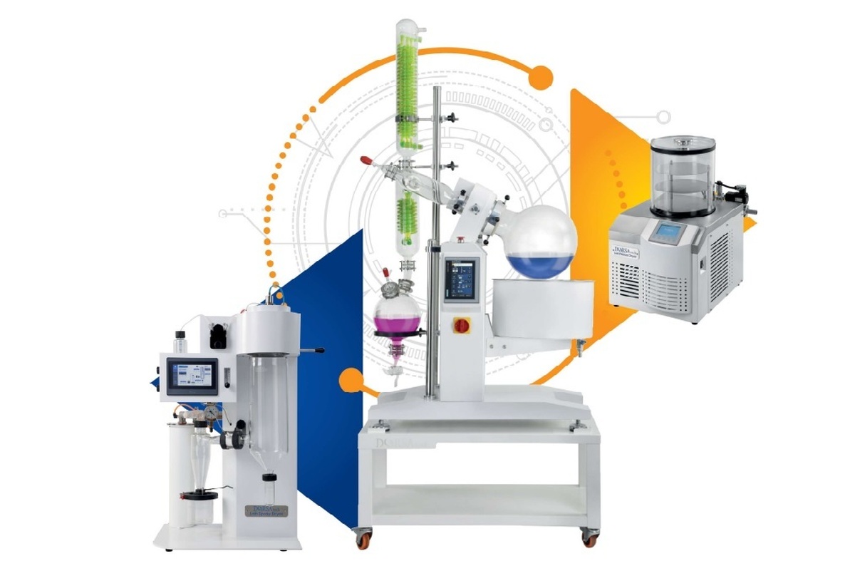 حذف ملایم حلال از نمونه‌ها با دستگاه «روتاری اواپراتور» ایرانی