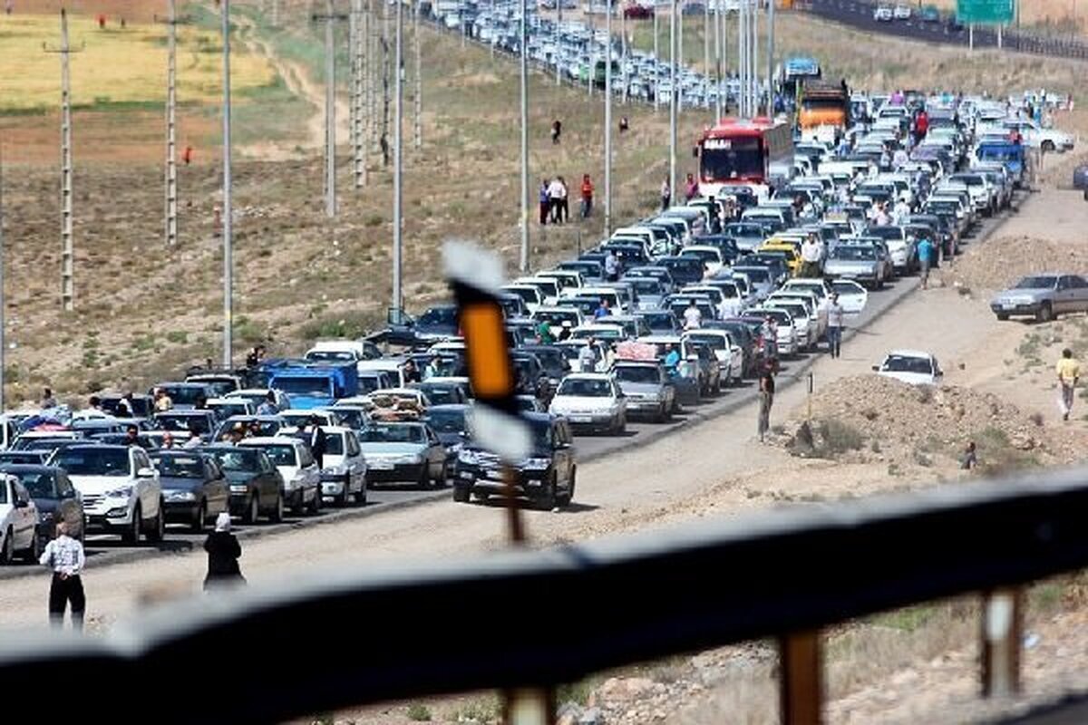 ترافیک سنگین در جاده‌های شمالی