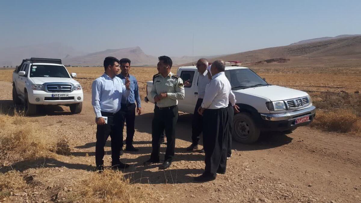 خلع ید ۳۰ هزار متر از اراضی ملی تخریبی در روستای «هوان» سرپل‌ذهاب