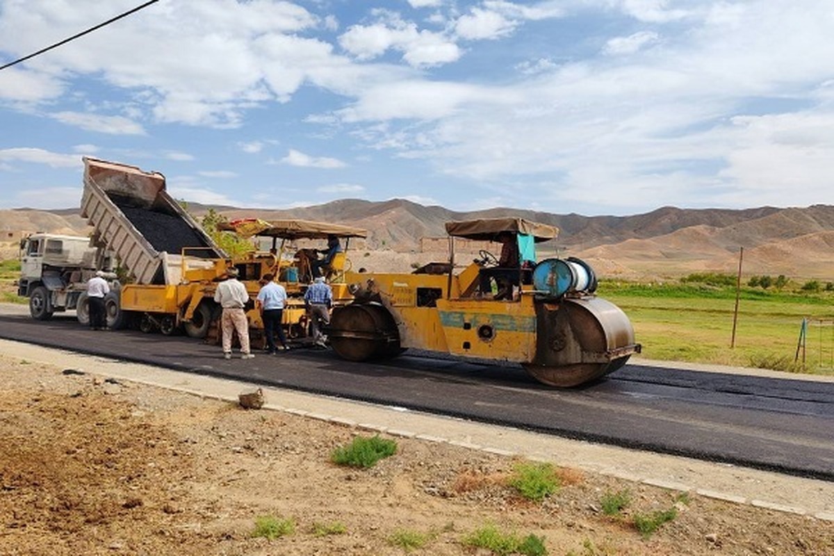 افزایش ۳۸ درصدی احداث و روکش آسفالت راه‌های روستایی و فرعی خراسان شمالی