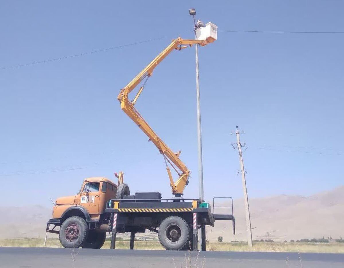 افزایش روشنایی در نقاط حادثه‌خیز همدان