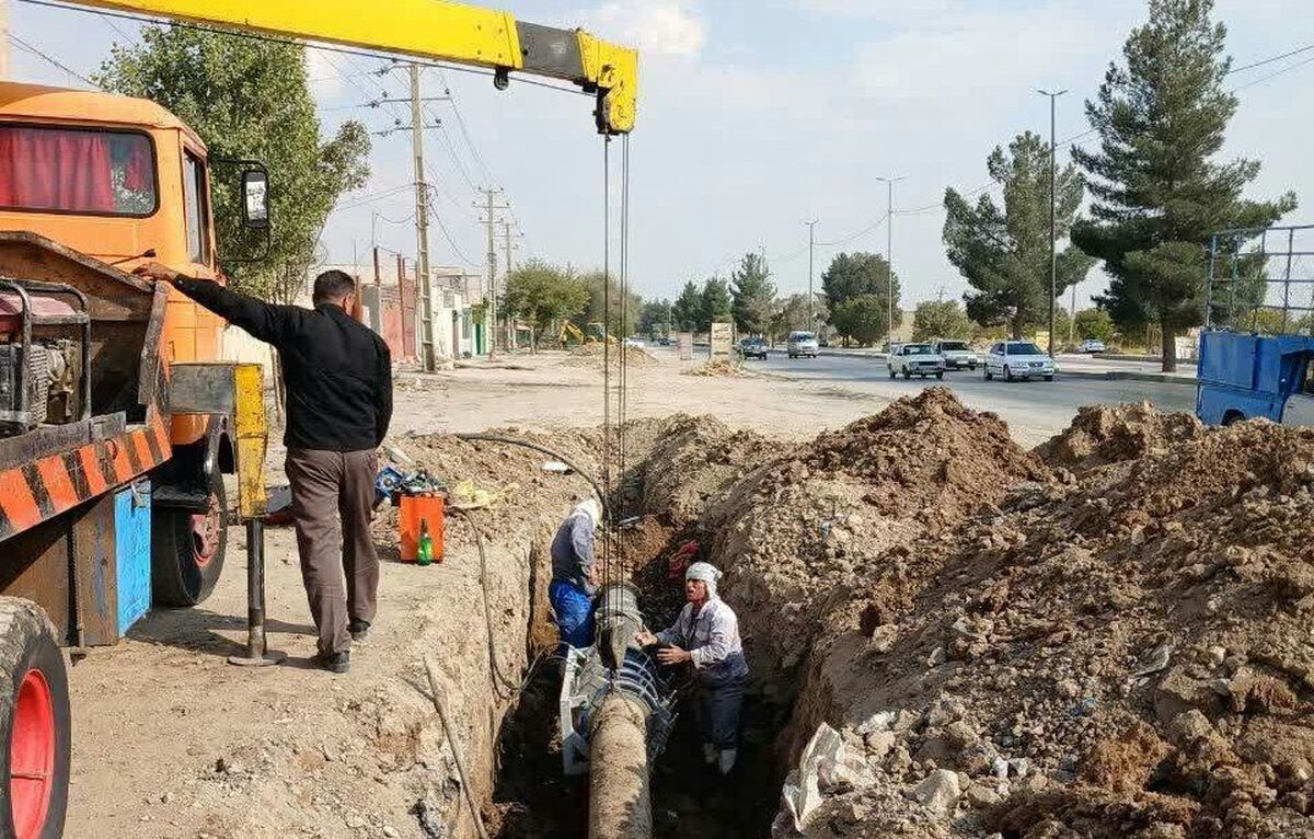 کاهش هدررفت آب با اصلاح شبکه آبرسانی اسلام‌آبادغرب