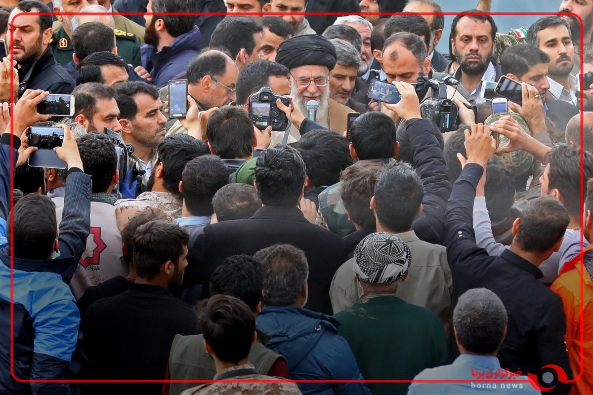 حضور رهبر انقلاب در محله‌ی فولادی سرپل ذهاب