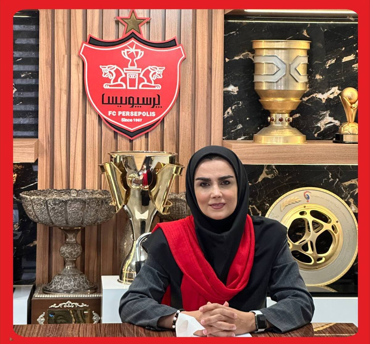 زینب منجیری مدیر رسانه‌ای تیم فوتبال بانوان پرسپولیس شد
