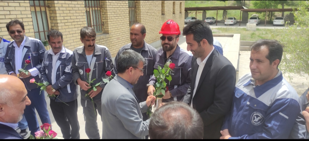 بازدید مدیرکل تامین اجتماعی کهگیلویه و بویراحمد از کارخانه سیمان یاسوج