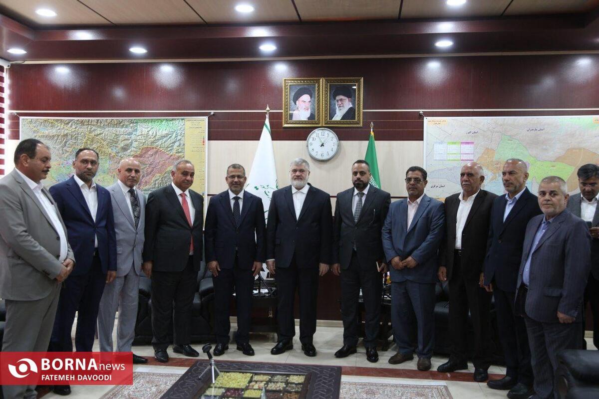 دیدار رسمی محمد صادق معتمدیان، استاندار تهران با مهند العتابی استاندار المثنی عراق
