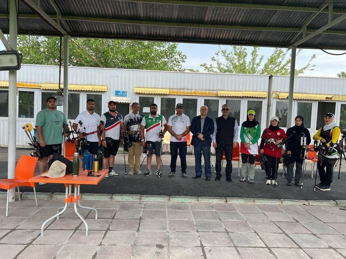 بازدید مناف هاشمی از اردوی تیم ملی تیراندازی با کمان